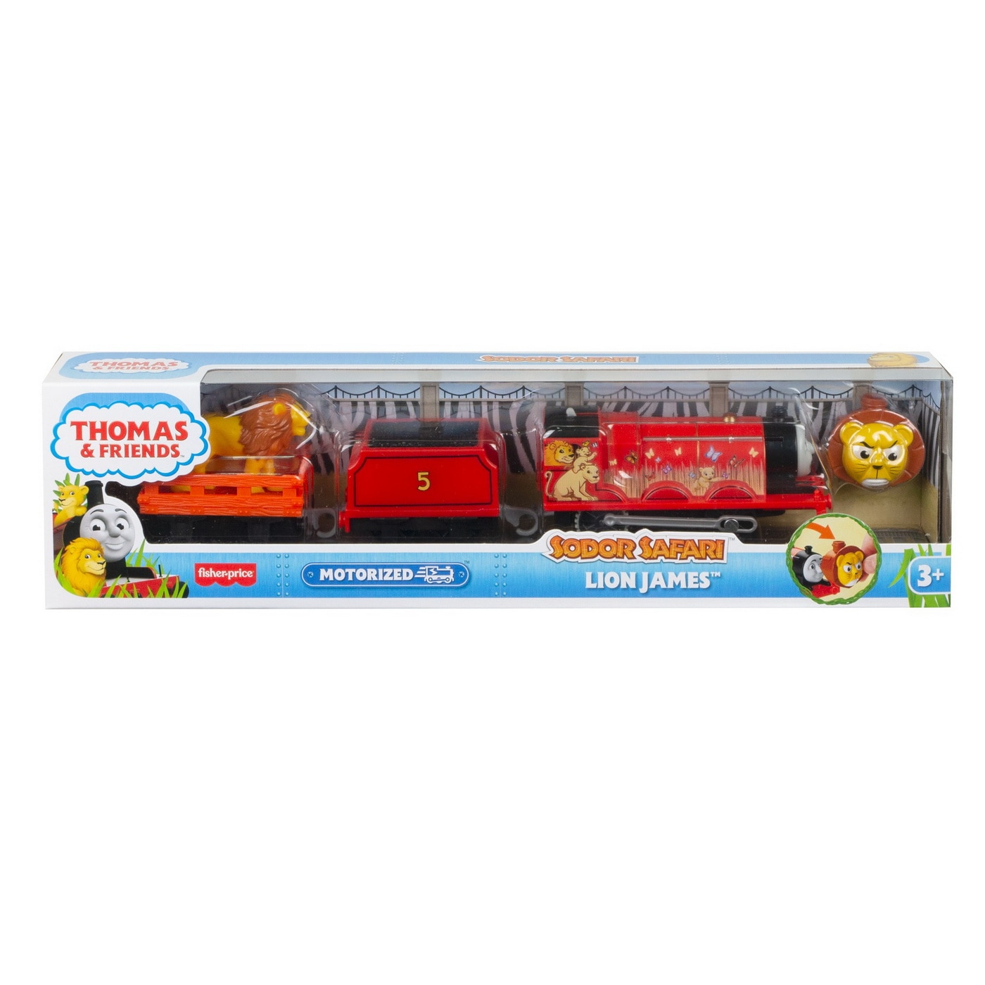 Locomotiva motorizata Thomas & Friends - Sodor Safari, Lion James