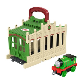 Set de joaca Thomas & Friends - Gara Tidmouth, Conect and go, Percy Set de joaca Thomas & Friends - Gara Tidmouth, Conect and go, Percy