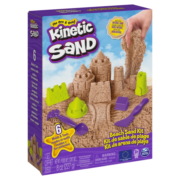 Set Kinetic Sand - Beach sand, 227 g