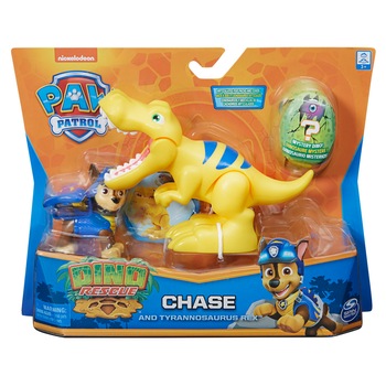 Set figurine Paw Patrol - Chase si dinozaur T-Rex Set figurine Paw Patrol - Chase si dinozaur T-Rex