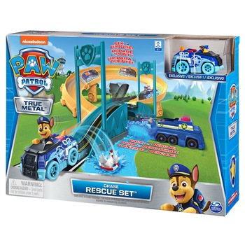 Set de joaca Paw Patrol - Rescue set, Chase repara podul Set de joaca Paw Patrol - Rescue set, Chase repara podul