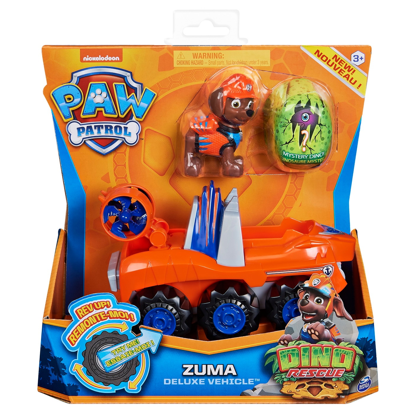 Set figurina cu vehicul Paw Patrol Dino Rescue - Zuma