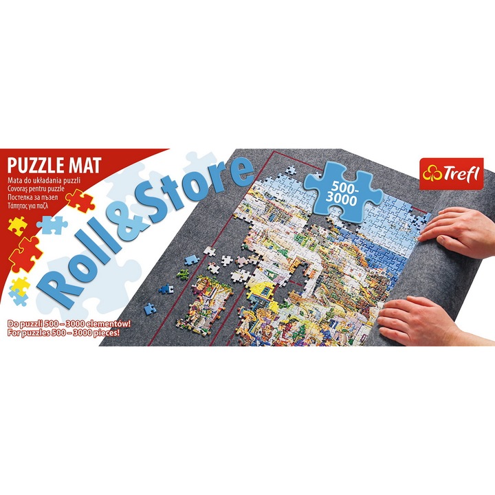 Suport puzzle Trefl - Roll&store, 500 - 3000 piese
