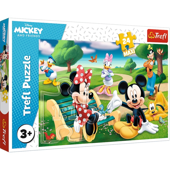 Пъзел Trefl Maxi, Disney Mickey Mouse, Между приятели, 24 части