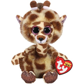 Jucarie de plus TY - Beanie Boos, Girafa cu gatul lung, 24 cm Jucarie de plus TY - Beanie Boos, Girafa cu gatul lung, 24 cm