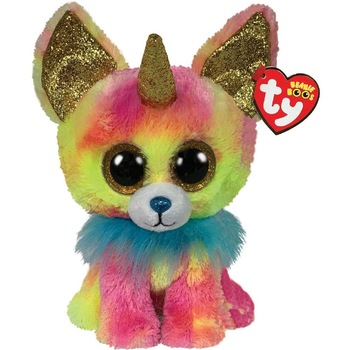 Jucarie de plus TY - Beanie Boos, Chihuahua Unicorn, 24 cm Jucarie de plus TY - Beanie Boos, Chihuahua Unicorn, 24 cm