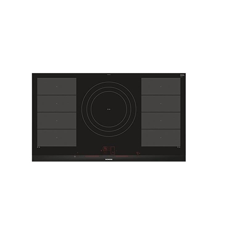 Plita Incorporabila Siemens iQ700 EX975LVV1E, Electrica, Inductie, 3 zone, 90 cm, Negru