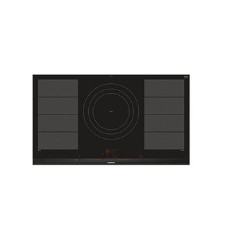 Plita Incorporabila Siemens iQ700 EX975LVV1E, Electrica, Inductie, 3 zone, 90 cm, Negru Plita Incorporabila Siemens iQ700 EX975LVV1E, Electrica, Inductie, 3 zone, 90 cm, Negru