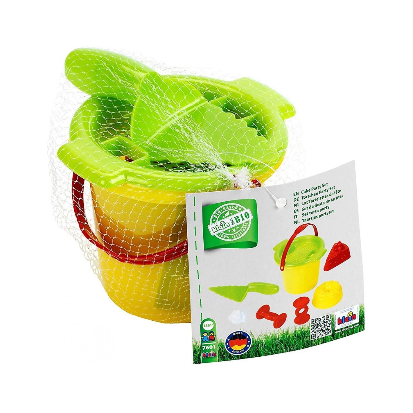 Set Bio Cake Party, pentru modelat forme de prajituri din nisip