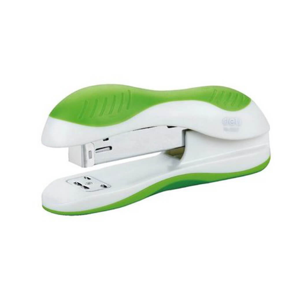 Capsator pentru Hartie Deli E0327, Alb/Verde, Capse 24/6 si 26/6, Capacitate Capsare 20 Coli