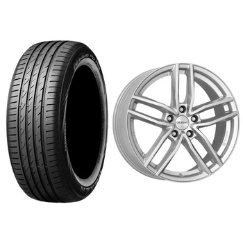 Roata completa VW T-Roc, Skoda Karoq, Seat Ateca janta aliaj Dezent TR silver 5x112, 17 inch si anvelopa vara Nexen N'blue HD Plus 215/55R17 94V Roata completa VW T-Roc, Skoda Karoq, Seat Ateca janta aliaj Dezent TR silver 5x112, 17 inch si anvelopa vara Nexen N'blue HD Plus 215/55R17 94V