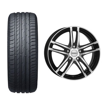 Roata completa VW Golf 8 janta aliaj Dezent TZ dark 5x112, 17 inch si anvelopa vara Nexen N'Fera Sport 225/45R17 94Y/XL Roata completa VW Golf 8 janta aliaj Dezent TZ dark 5x112, 17 inch si anvelopa vara Nexen N'Fera Sport 225/45R17 94Y/XL