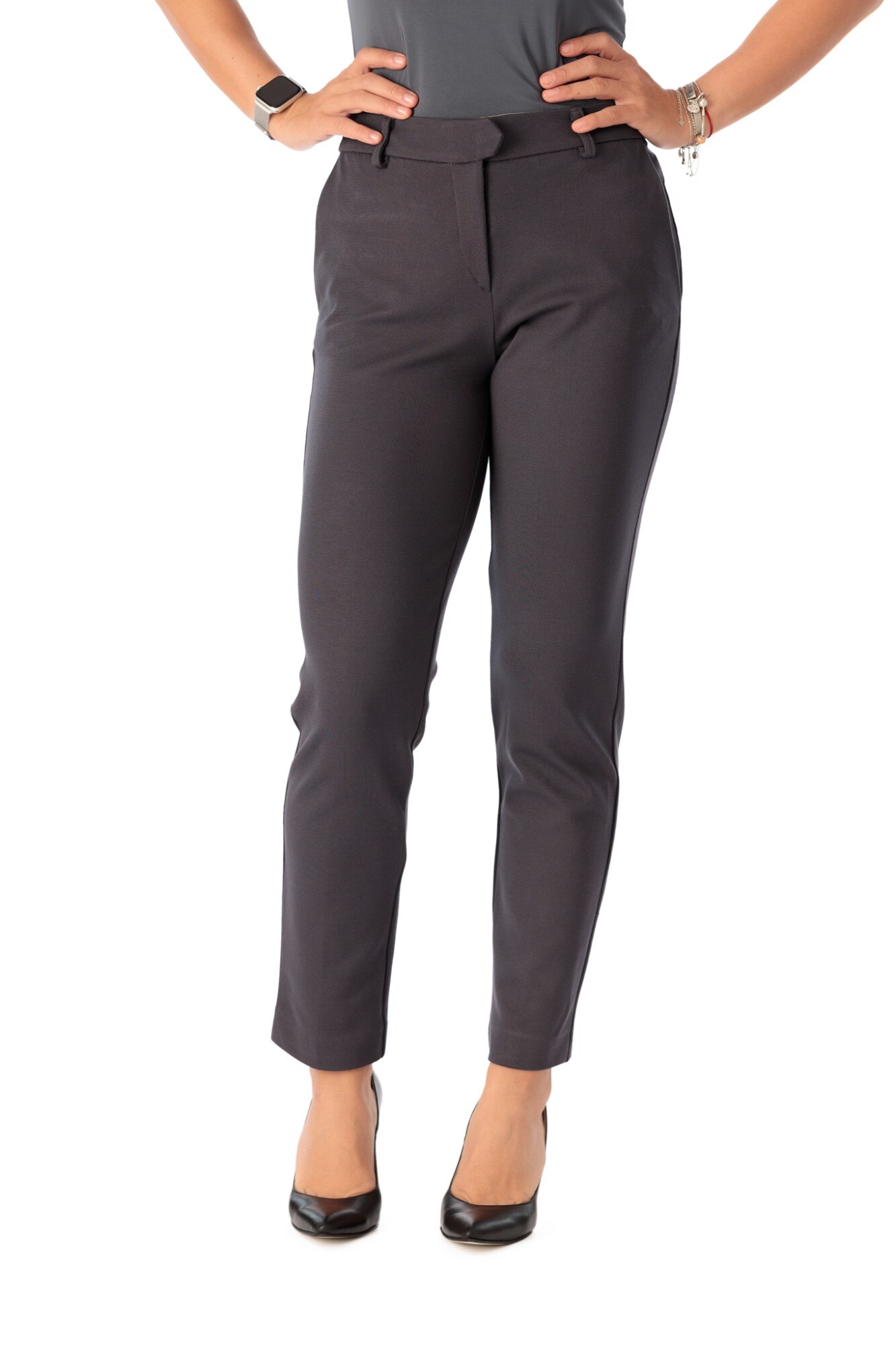 Pantaloni dama, Giorgal, Evia, din tricot elastic