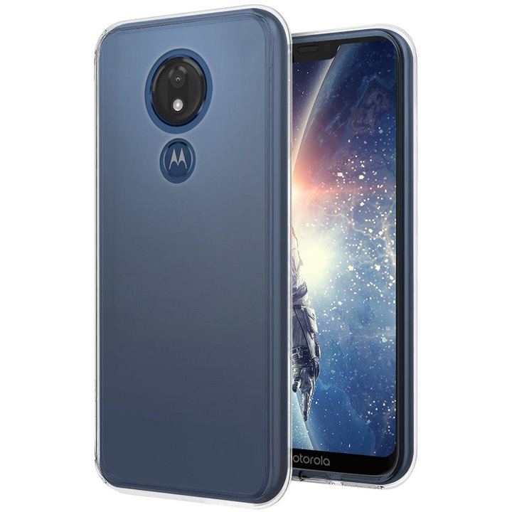 Калъф G-Tech, За Motorola Moto G7 Power, Soft Touch Silicone, Crystal Clear