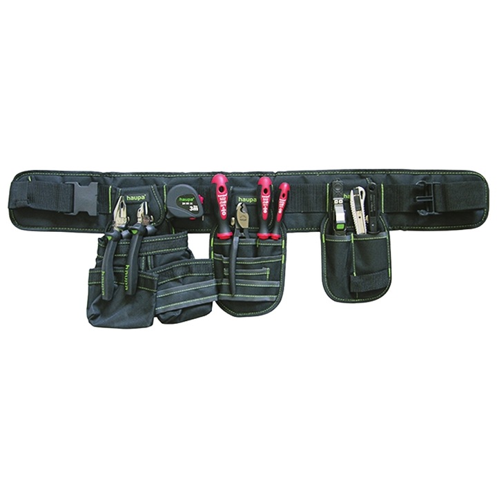 Centura scule echipata basic , Haupa, 10 piese