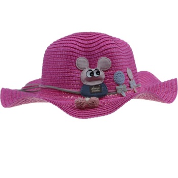 Palarie pentru fete Mini Junior T20-4-4, Fucsia Universal Palarie pentru fete Mini Junior T20-4-4, Fucsia Universal