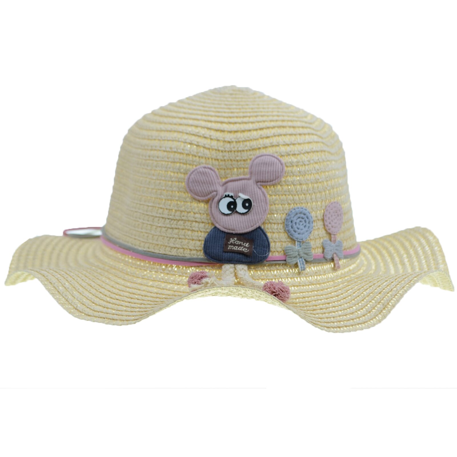 Palarie pentru fete Mini Junior T20-4, Galben Universal