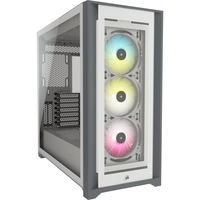 Carcasa Corsair iCUE 5000X RGB Tempered Glass, Mid-Tower, fara sursa, ATX, White