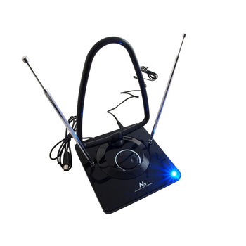 Antena TV radio, interioara, DVB-T Maclean MCTV-963, negru Antena TV radio, interioara, DVB-T Maclean MCTV-963, negru