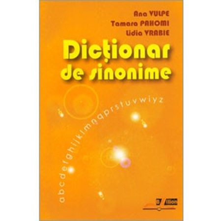 Dictionar Sinonime Ana Vulpe Emag Ro