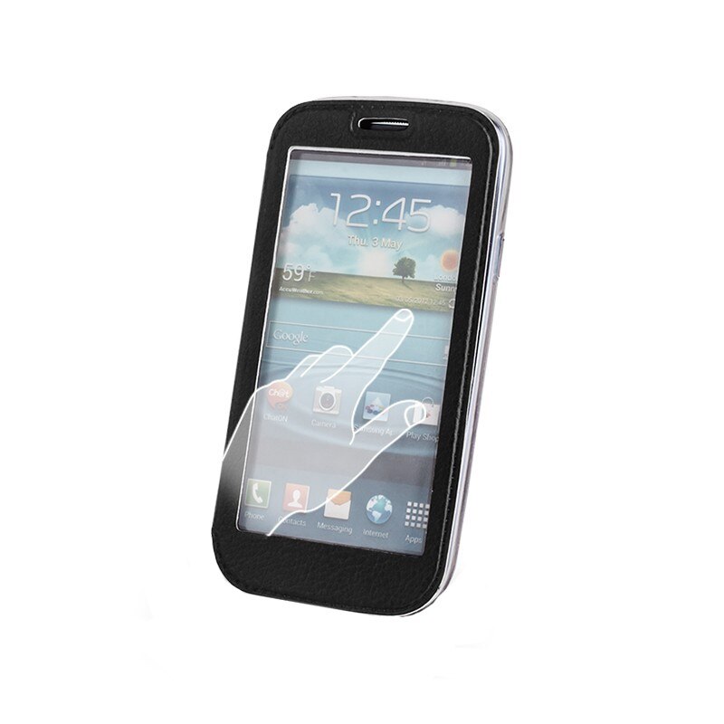 Husa Smart View pentru LG G3 Mini, negru