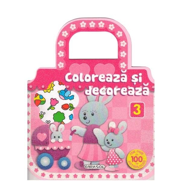 Coloreaza si decoreaza nr. 3