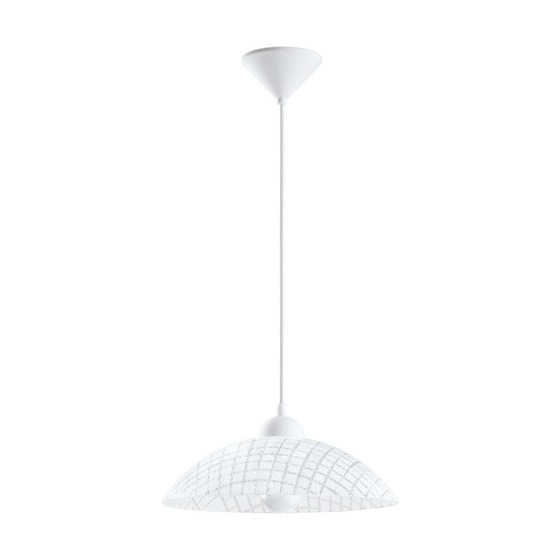 Pendul EGLO VETRO, E27, 1 x 60W, Ø350 mm, Alb