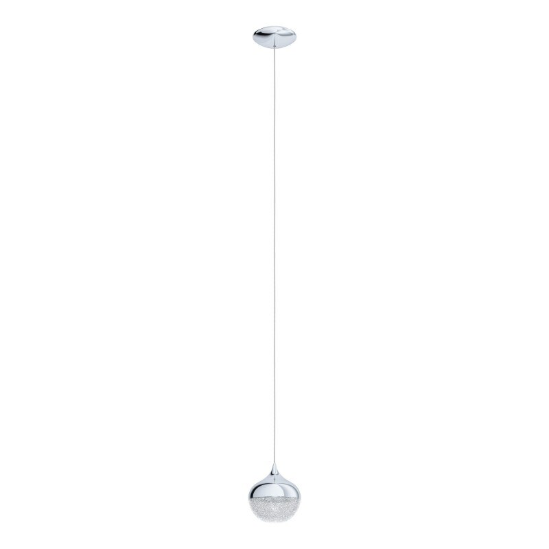 Pendul EGLO MIOGLIA 1, E14, 1 x 25 W, Ø150 mm, Transparent