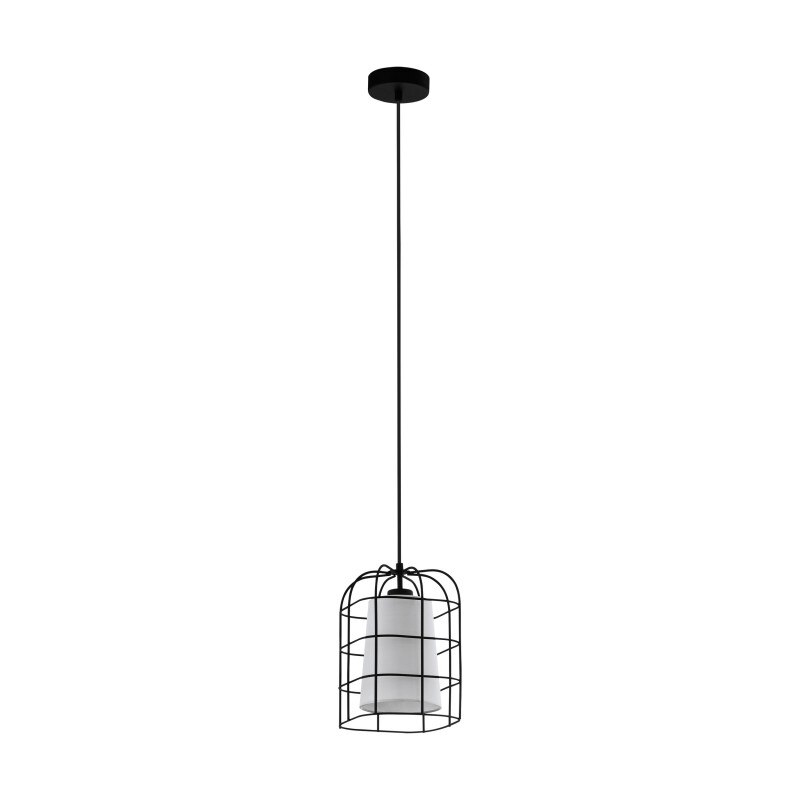 Pendul vintage EGLO BITTAMS, E27, 1 x 28 W, Negru