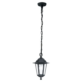 Pendul exterior EGLO LATERNA 4, E27, 1 x 60 W, IP44, Ø205 mm, Transparent Pendul exterior EGLO LATERNA 4, E27, 1 x 60 W, IP44, Ø205 mm, Transparent