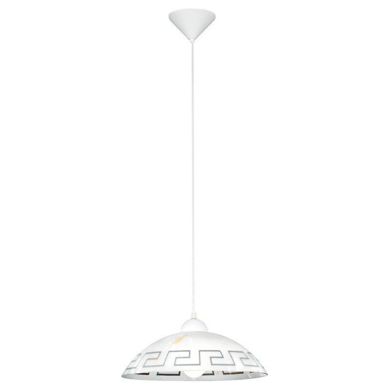 Pendul premium EGLO VETRO, E27, 1 x 60W, Ø350 mm, Alb