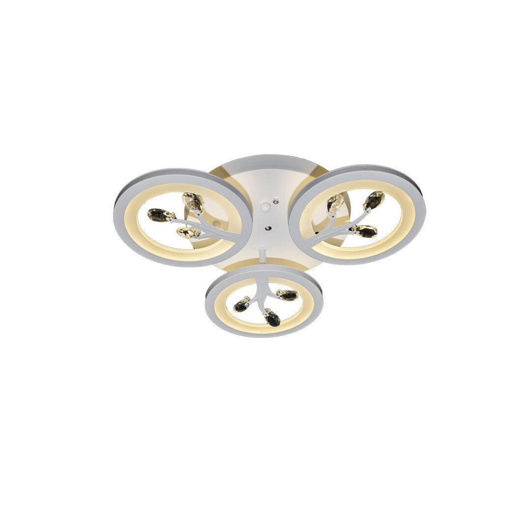 Lustra LED STARKE cu aplicatie pentru telefon, 2.4 GHz, intensitate reglabila, lumina calda/neutra/rece, alb, 80W