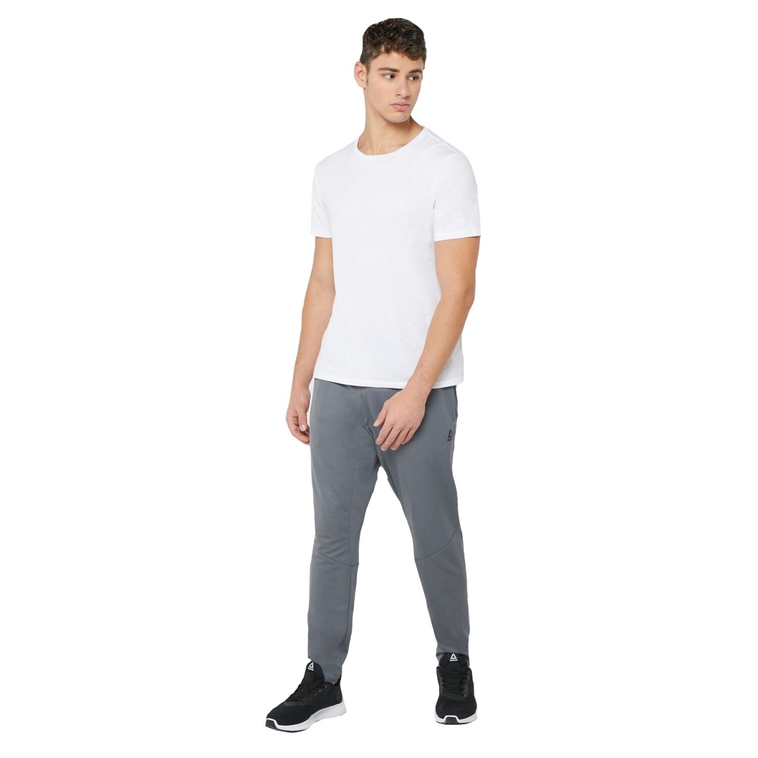 Pantaloni sport barbati Reebok WOR TRCSTR Gri