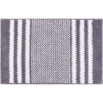 Covoras baie Kring Chenille, 1600 gsm, 50x80 cm, Gri inchis/Alb Covoras baie Kring Chenille, 1600 gsm, 50x80 cm, Gri inchis/Alb