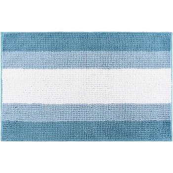 Covoras baie Kring Chenille, 1400 gsm, 50x80 cm, Verde/Alb Covoras baie Kring Chenille, 1400 gsm, 50x80 cm, Verde/Alb