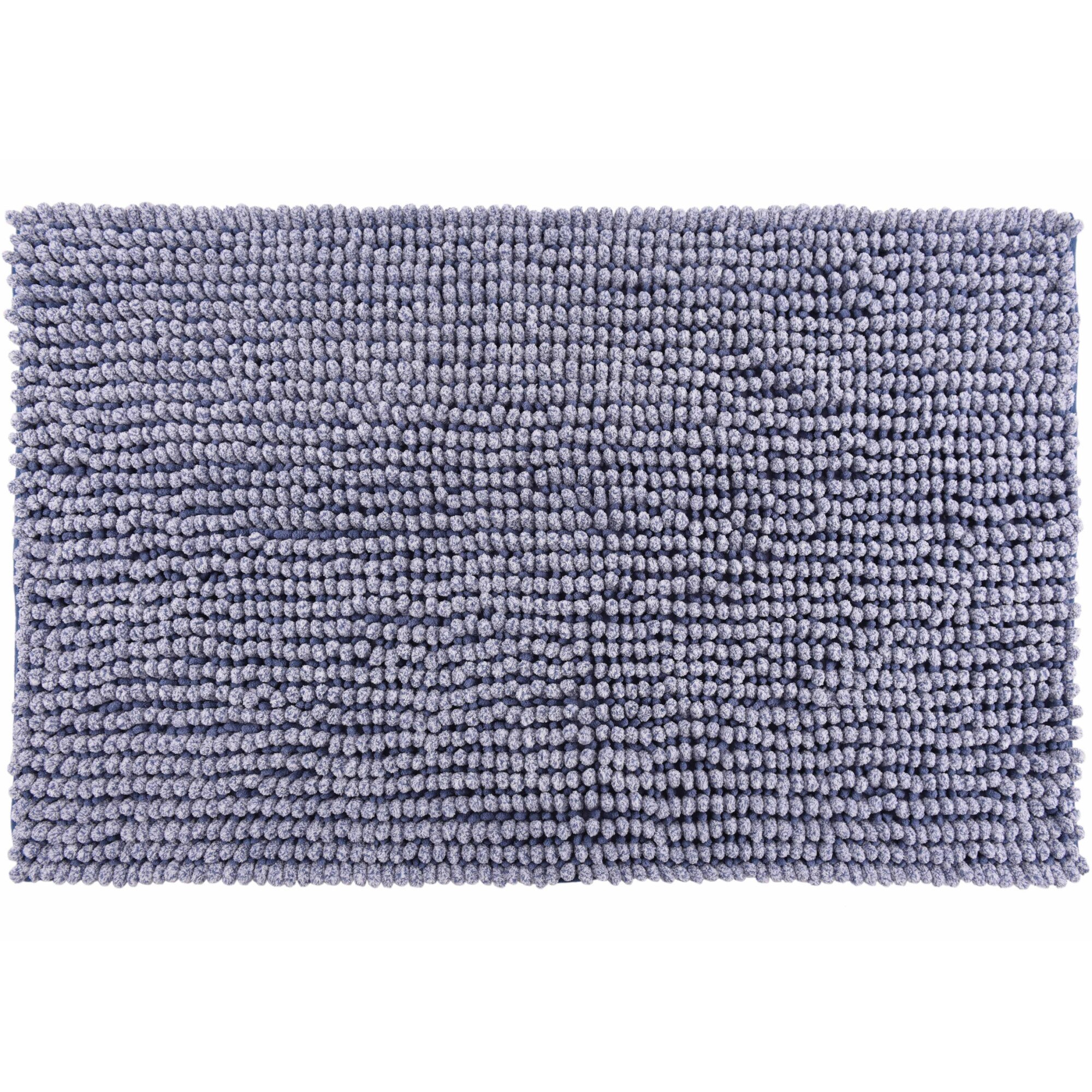 Covoras baie Kring Deep Stripe, 1600 gsm, 50x80 cm, Albastru