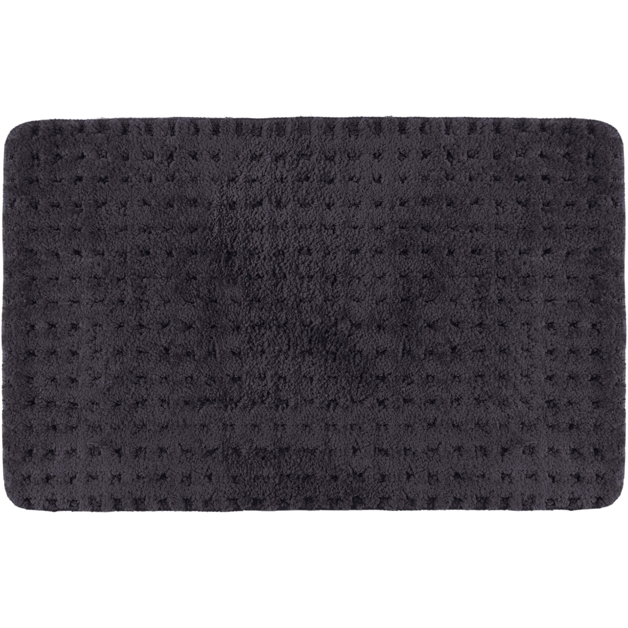 Covoras baie Kring Jacques, 1700 gsm, 50x80 cm, Gri inchis