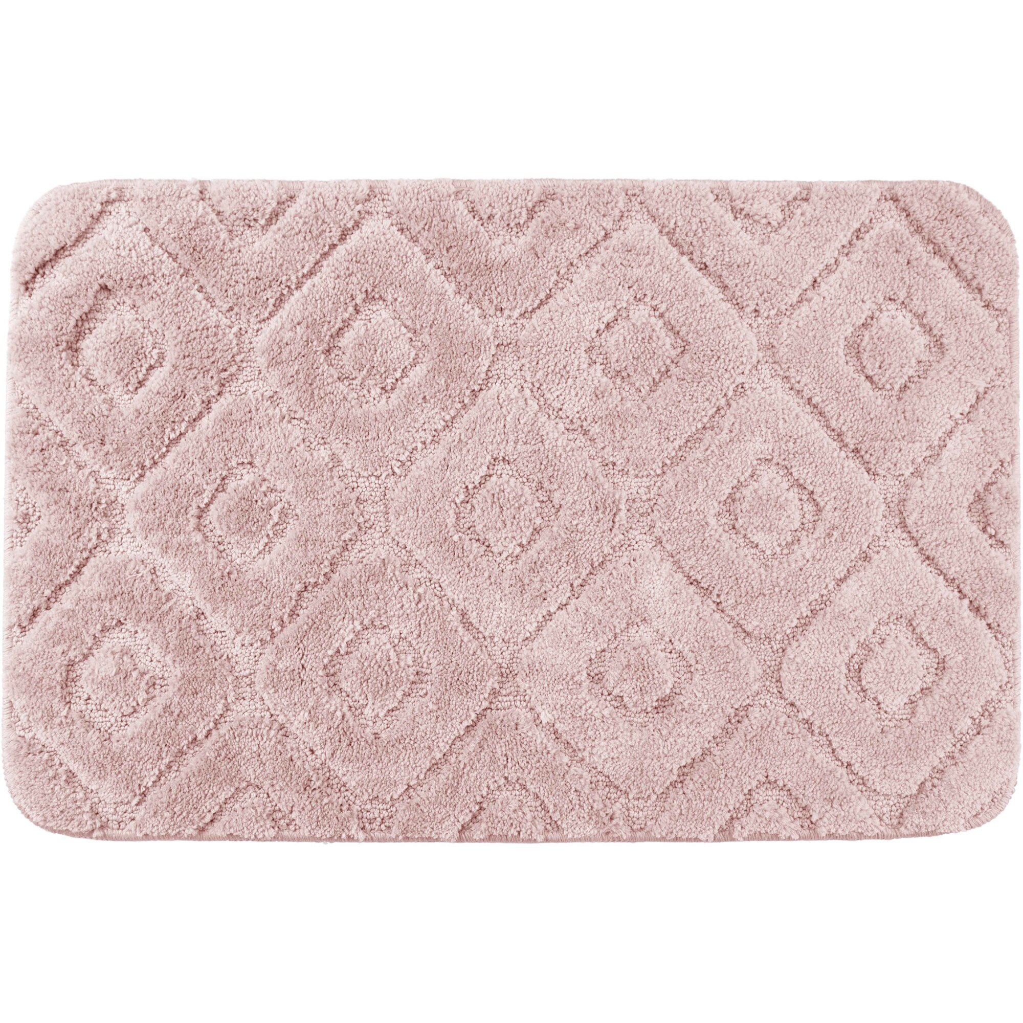 Covoras baie Kring Diamond, 1650 gsm, 50x80 cm, Maro deschis