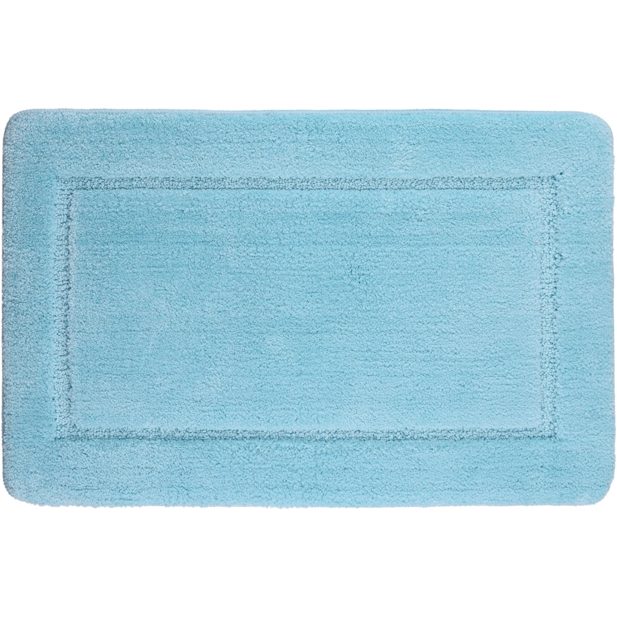 Covoras baie Kring Confort, 1850 gsm, 50x80 cm, Turcoaz