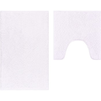 Set 2 covorase de baie Kring Thin Stripe, 1100 gsm, 50x80 cm, 50x48cm, Alb Set 2 covorase de baie Kring Thin Stripe, 1100 gsm, 50x80 cm, 50x48cm, Alb