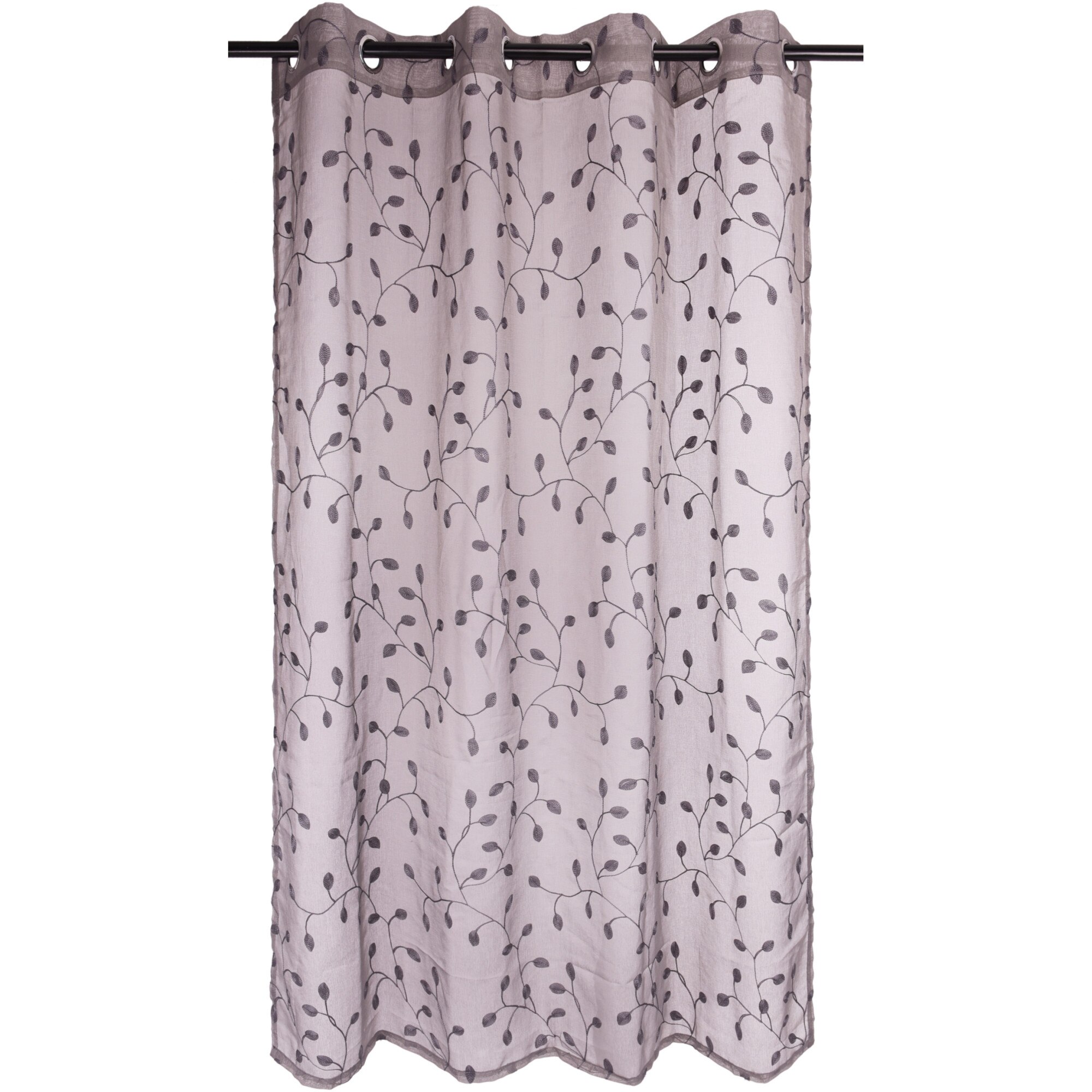 Set perdele Kring Selected, 2 * 140x245 cm, 100% Poliester, 70 gsm, Gri