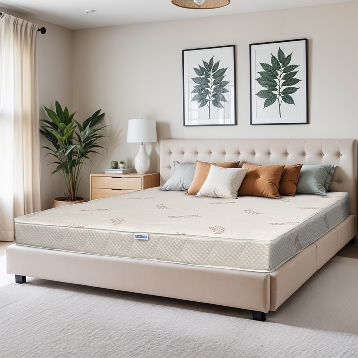 Saltea de pat Ortopedica, Ortopedicus®, Medical Tencel, 220x200x17cm, fara arcuri, memory HD