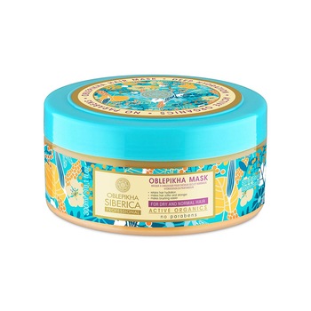 Masca pentru par uscat si normal Natura Siberica, Oblepikha Siberica, 300 ml Masca pentru par uscat si normal Natura Siberica, Oblepikha Siberica, 300 ml
