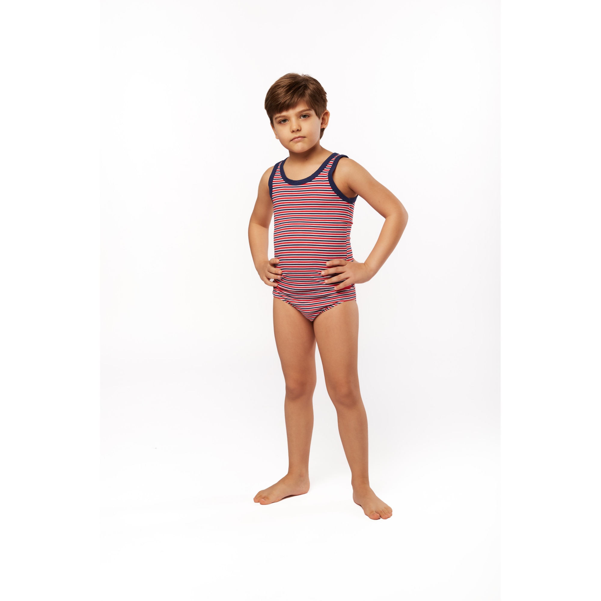 Chiloti baieti BS33, multicolor75 ,Uniconf, 6/8 ani