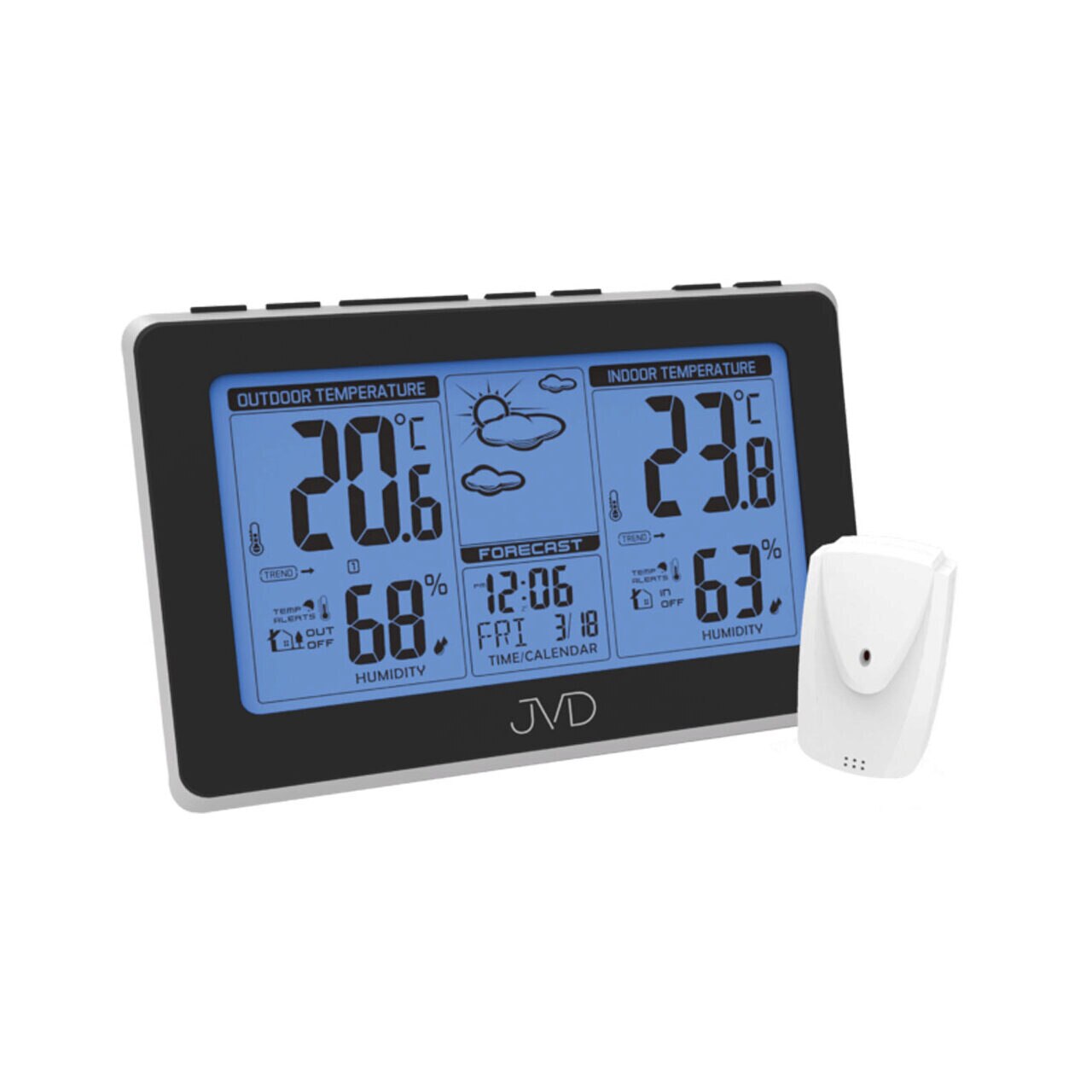 Ceas de perete JVD RB657, Quartz, Albasrtu, Analog, Clasic