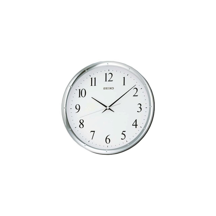 Стенен часовник Seiko QXA417S, кварцов, бял, аналогов, класически
