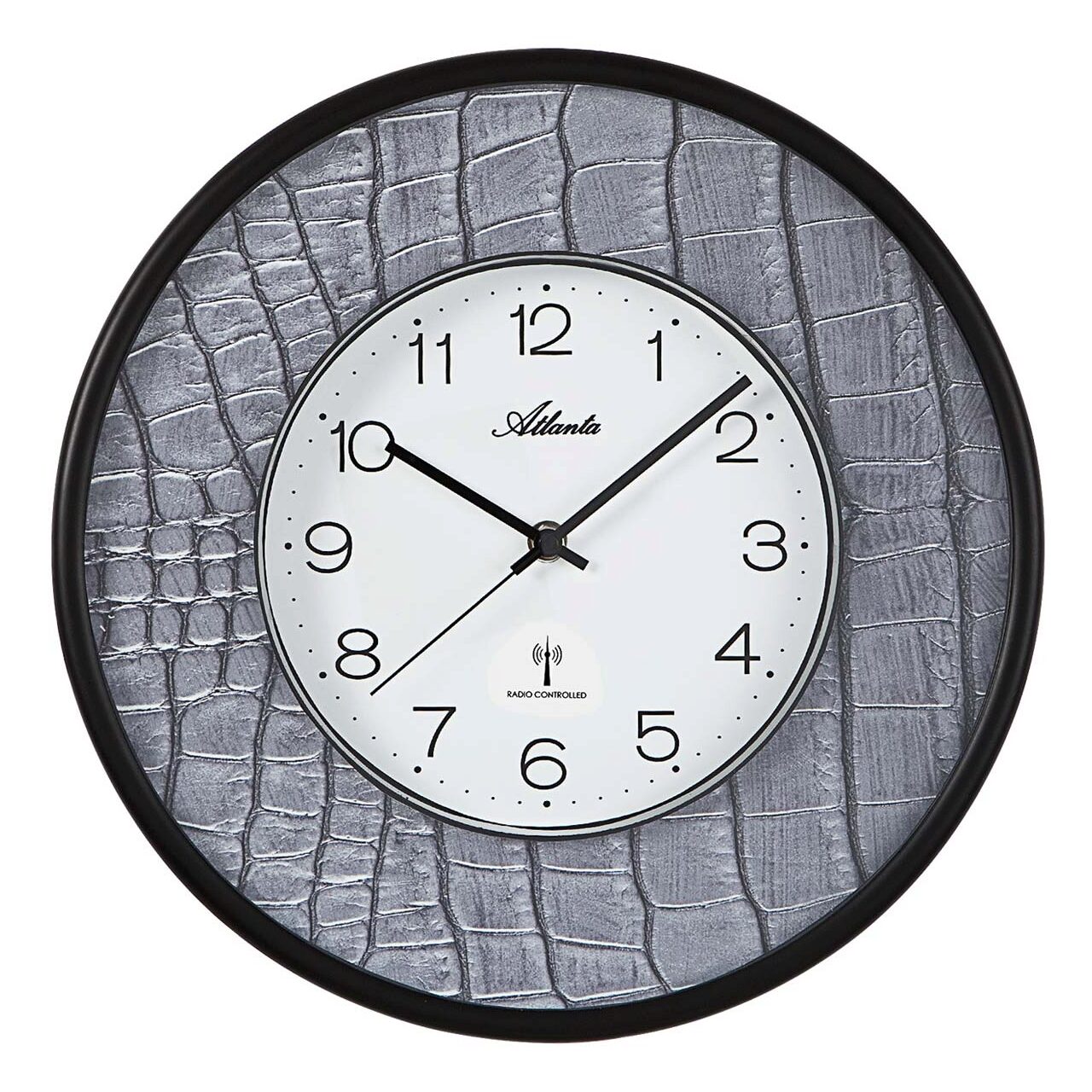 Ceas de perete Atlanta 4540/7, Quartz, Alb, Analogic, Modern