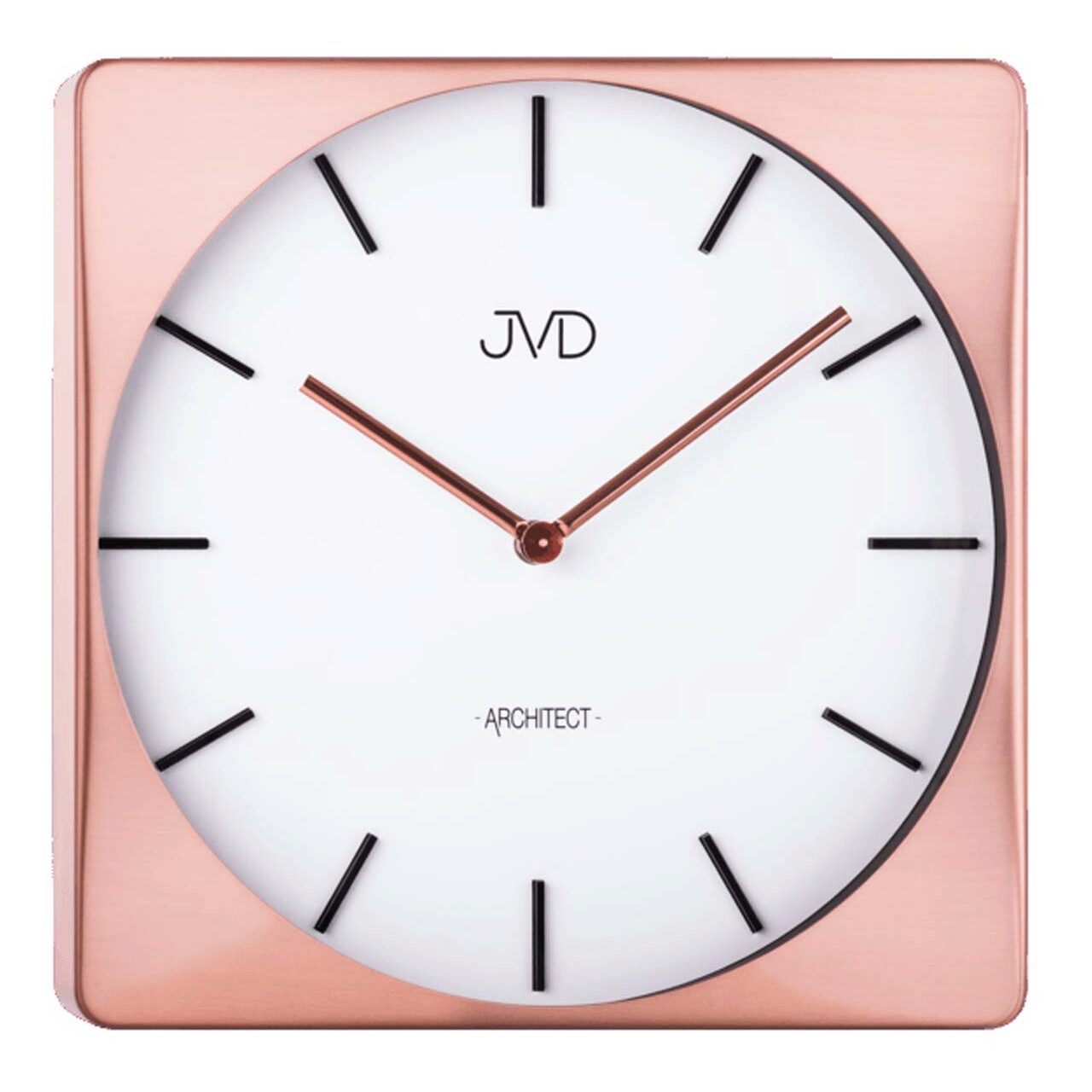 Ceas de perete JVD HC10.3, Quartz, Alb, Analogic, Modern