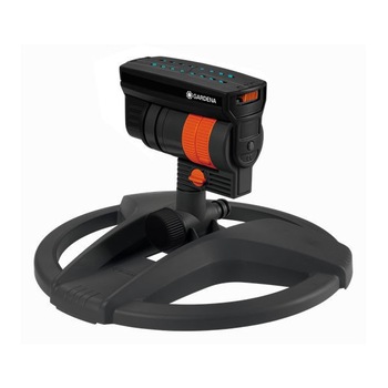 Aspersor Gardena AquaZoom compact, oscilant, raza reglabila 3 - 12 m, 216 mp Aspersor Gardena AquaZoom compact, oscilant, raza reglabila 3 - 12 m, 216 mp