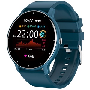 Ceas smartwatch si bratara fitness, GO4FIT® , model GF03, Notificari Apeluri/Sms/Social Media, monitorizare activitati fizice, somn, ritm cardiac, pedometru, player muzica, rezistent la apa, verde